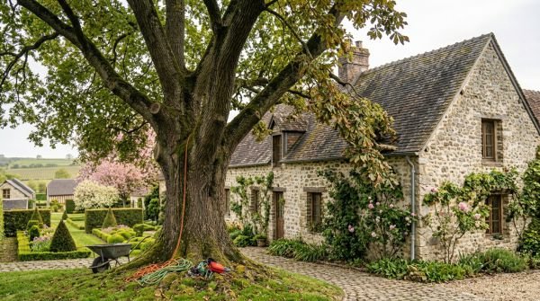 Arbre proche d'une habitation