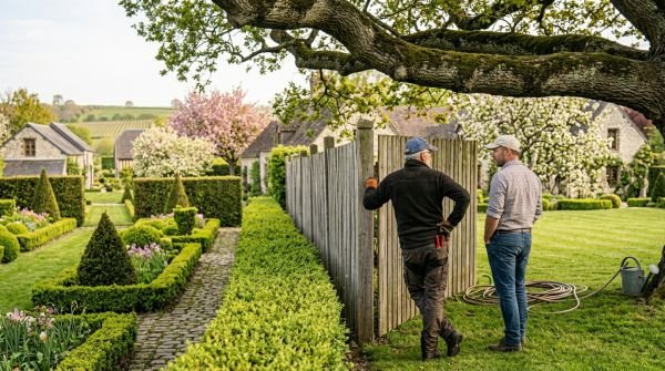 Taille de haie en limite de propriété