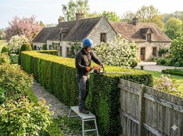 Entretien de haie — espaces verts Gournay-en-Bray