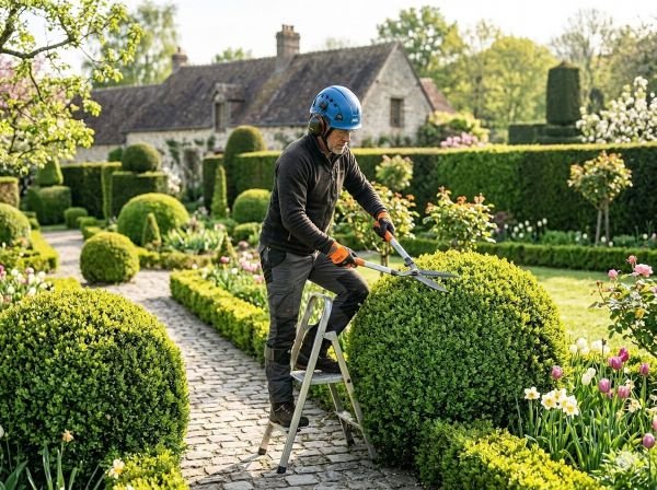 Taille ornementale d'arbustes — espaces verts Seine-Maritime